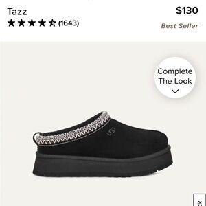 Taz Platform UGG in black